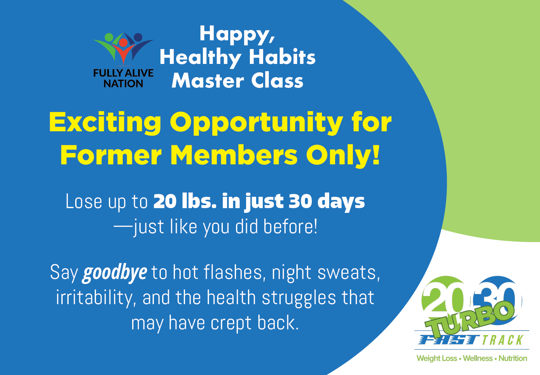 135 - Master Class - Exciting Opportunity for Former Members Only!